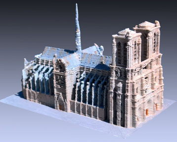 Notre Dame Reims impresion 3D PLA